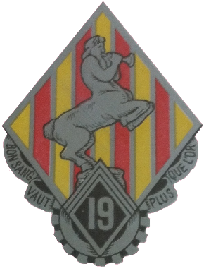 Insigne du 19e groupe de reconnaissance de Corps d'Armée